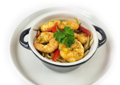 WOK DE GAMBAS A LA CITRONNELLE